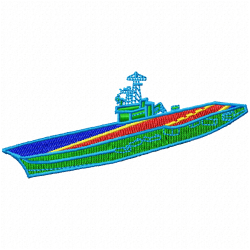 Boats Embroidery Design 9 Boats Embroidery Design 9
